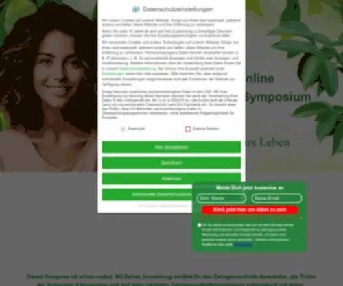 Zahngesundheitssymposium.de(Just another WordPress site) Screenshot