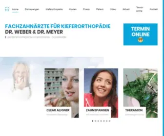 Zahnspangen.de(Zahnspangen für Kinder und Erwachsene) Screenshot