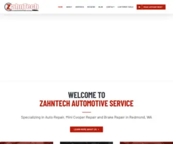 Zahntechauto.com(Redmond Auto Repair) Screenshot
