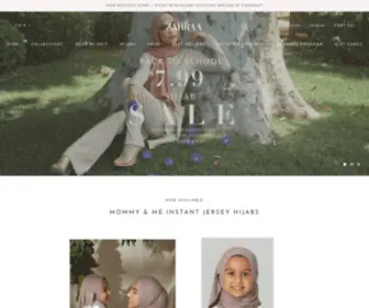 Zahraathelabel.com(Zahraa The Label) Screenshot