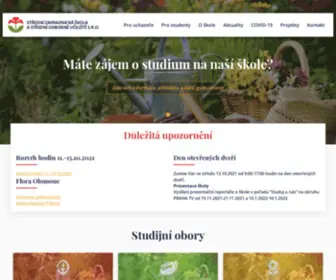 Zahradnickaskola.cz(Zahradnická) Screenshot