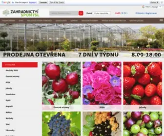 Zahradnictvi-Spomysl.cz(Zahradnictví Spomyšl) Screenshot