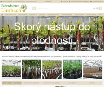 Zahradnictvolimbach.sk(Záhradníctvo Limbach) Screenshot