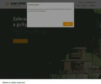 Zahradnikrbyveris.cz(Zahradní krby Věříš) Screenshot