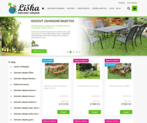Zahradninabytek-Liska.cz(Dřevěný) Screenshot