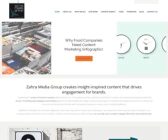 Zahramediagroup.com(Zahra Media Group) Screenshot
