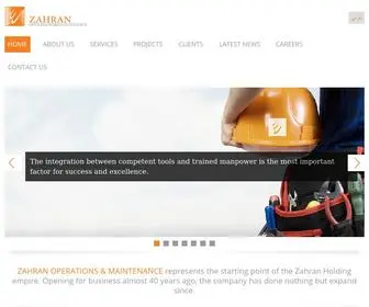 Zahran-OM.com(Zahran Operation & Maintenance) Screenshot