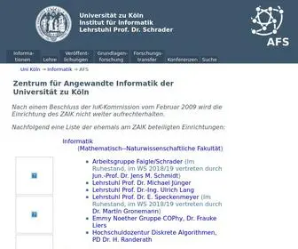 Zaik.de(Zentrum) Screenshot