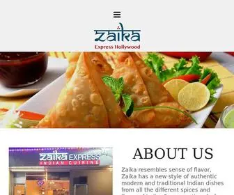 Zaikaexpresshollywood.com(Zaika Express Hollywood) Screenshot