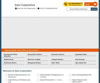 Zaincorp.in(Zain Corporation) Screenshot