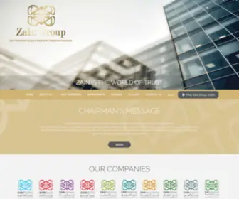 Zaingroup-ME.com(Zain Group) Screenshot