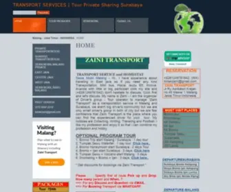 Zainitransport.com(TRANSPORT SERVICE) Screenshot