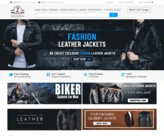 Zainleathers.com(Zain leathers) Screenshot