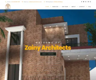 Zainyarchitects.com(Let's Build With Zainy) Screenshot