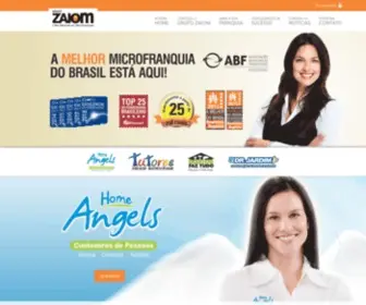 Zaiom.com.br(Microfranquias Zaiom) Screenshot