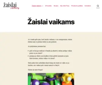 Zaislaivaikams.lt(Žaislai) Screenshot