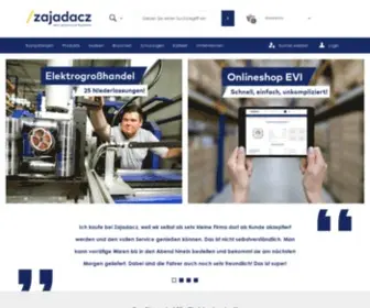 Zajadacz.de(Großhandel für Elektrotechnik) Screenshot
