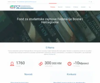 Zajam.ba(Fond za studenske zajmove) Screenshot