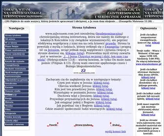 Zajezusem.com(Za Jezusem) Screenshot