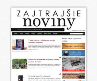 ZajTrajsienoviny.sk(Nginx) Screenshot
