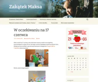 Zakatekmaksa.pl(Zakątek Maksa) Screenshot