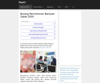 Zakatns.com.my(PUSAT ZAKAT NEGERI SEMBILAN) Screenshot