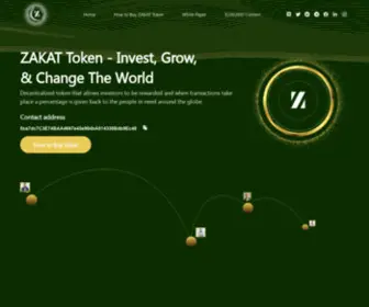 Zakattoken.com(Invest, Grow, & Change The World) Screenshot