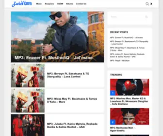 Zakavibes.com(South African's Music Download & Entertainment Website) Screenshot