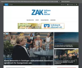 Zak.de(Zollern-Alb-Kurier) Screenshot