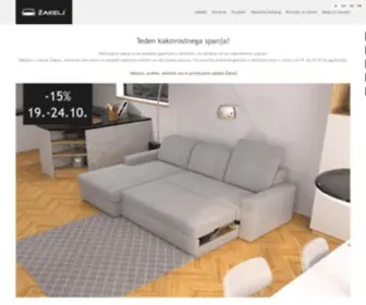 Zakelj.si(Sedežne garniture) Screenshot