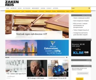 Zakenreis.nl(Vakblad voor de zakenreisindustrie & frequente reiziger) Screenshot