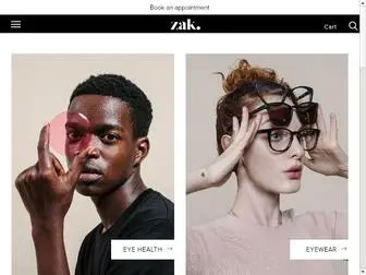 Zakeyes.com(Eye exams) Screenshot