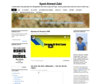 Zakilive.com(Syed Ahmed Zaki) Screenshot