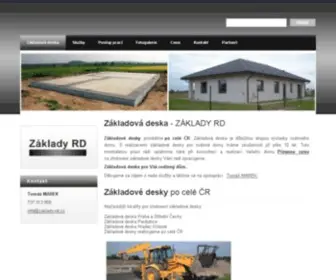 Zaklady-RD.cz(Zaklady RD) Screenshot