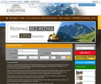 Zakopaneapartamenty.net.pl(Apartamenty Zakopane) Screenshot