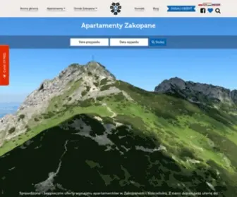 Zakopaneapartamenty.net(Ekskluzywne apartamenty Zakopane) Screenshot