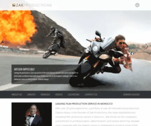 Zakproduction.com(Zak Production) Screenshot
