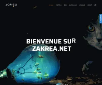 Zakrea.net(Web & Graphic design) Screenshot