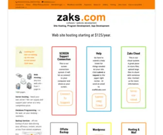 Zaks.com(Wordpress & Hosting by Zaks) Screenshot