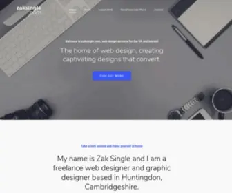 Zaksingle.com(Web Design Services & SEO) Screenshot