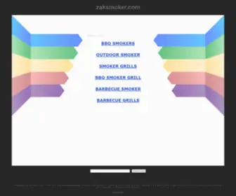 Zaksmoker.com(Zak's Custom Pit) Screenshot