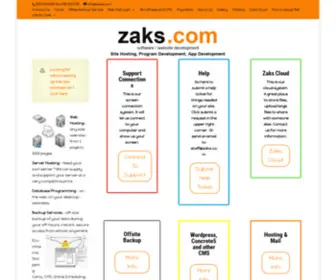 Zaksoftware.com(ZAKS Software.com) Screenshot