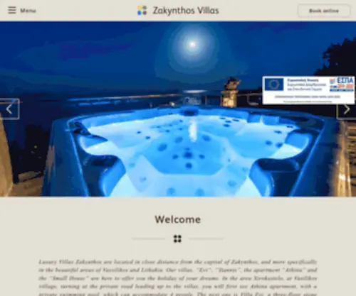 Zakynthos-Villas.gr(Zakynthos Villas) Screenshot