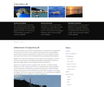 Zakynthos.dk(Velkommen til) Screenshot