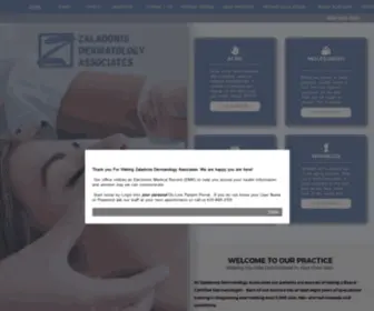 Zaladonisderm.com(Dermatologist in Bethlehem) Screenshot