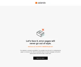 Zalando.co.uk(Discover a large selection of shoes and fashion from 1000 different brands on ► Zalando) Screenshot
