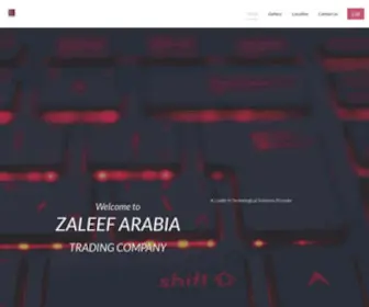 Zaleef.com(ZALEEF ARABIA TRADING COMPANY ZALEEF ARABIA TRADING COMPANY) Screenshot