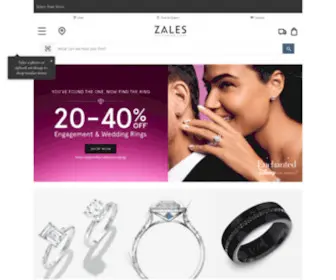 Zales.com(Shop Zales) Screenshot