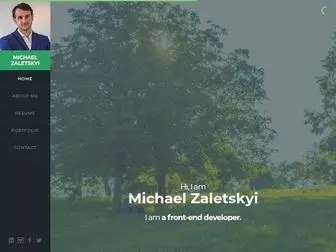 Zaletskyi.com(Specialties:Internet) Screenshot