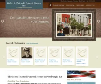 Zalewskifuneralhome.com(Walter J. Zalewski Funeral Homes) Screenshot